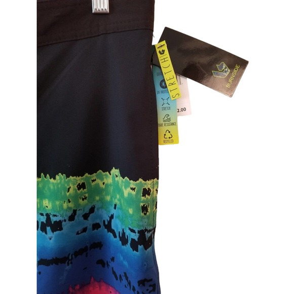 Burnside Board Men's Shorts Multicolor NWT Size 30, INSEAM 9 - Picture 5 of 6